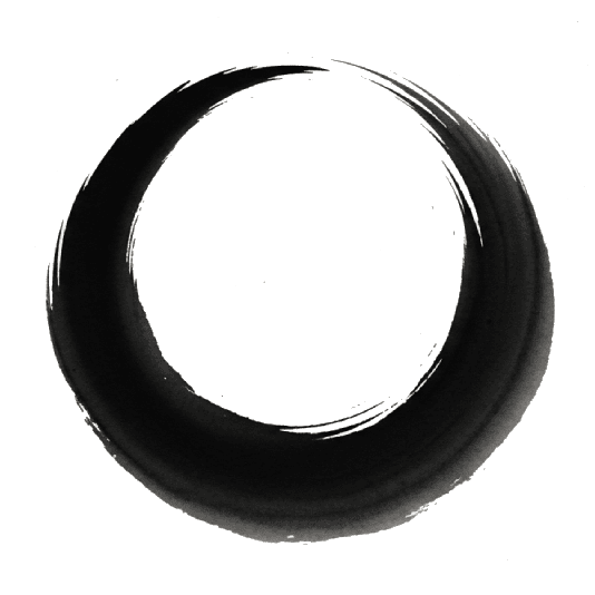 Ensō Circle representing wholeness and the journey within